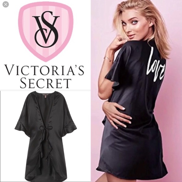 Victoria's Secret Other - Victoria’s Secret Satin “LOVE” robe 👘